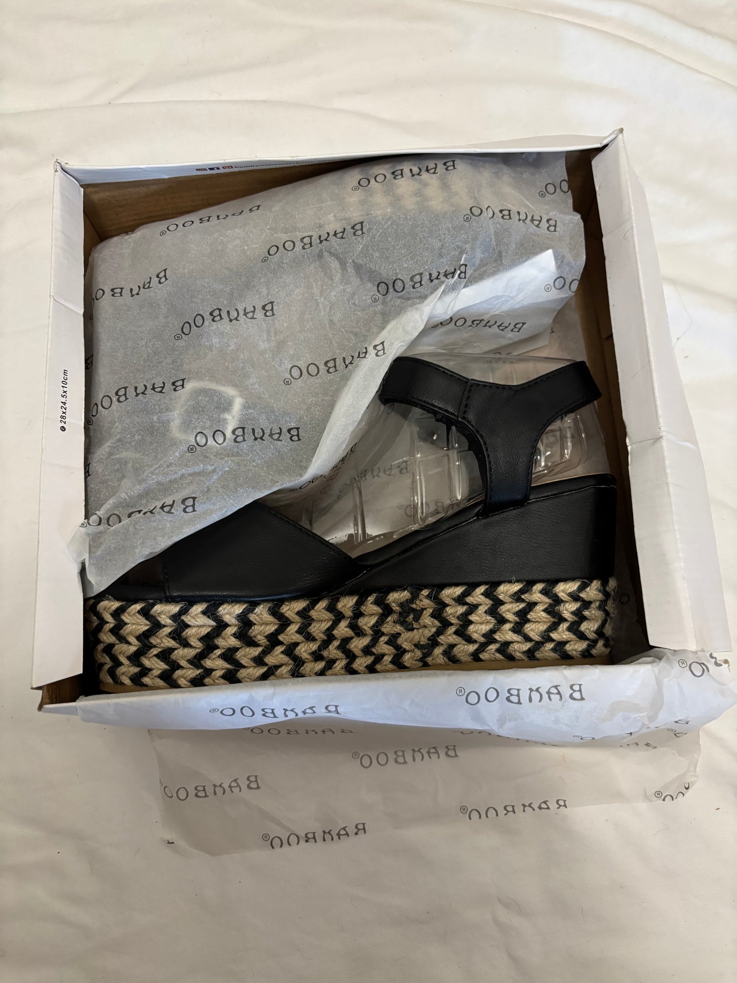 Fashion Nova Bamboo Wedge Heels