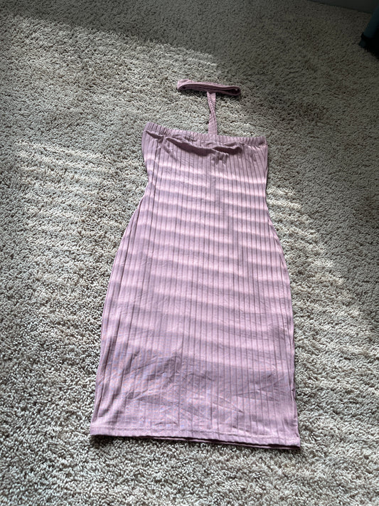 Blush Pink Tube Dress