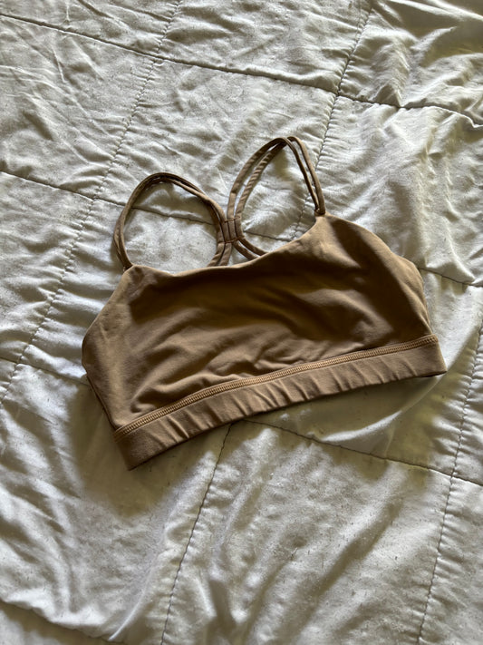 Brown AthelitePro Sports Bra