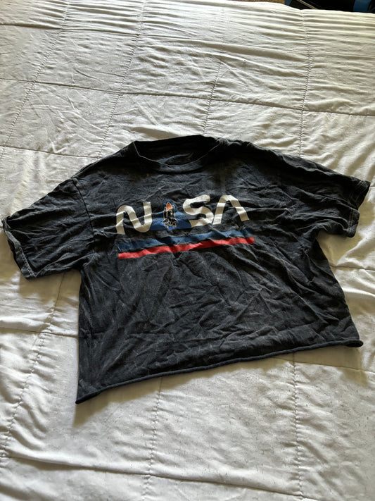 NASA Cropped Shirt