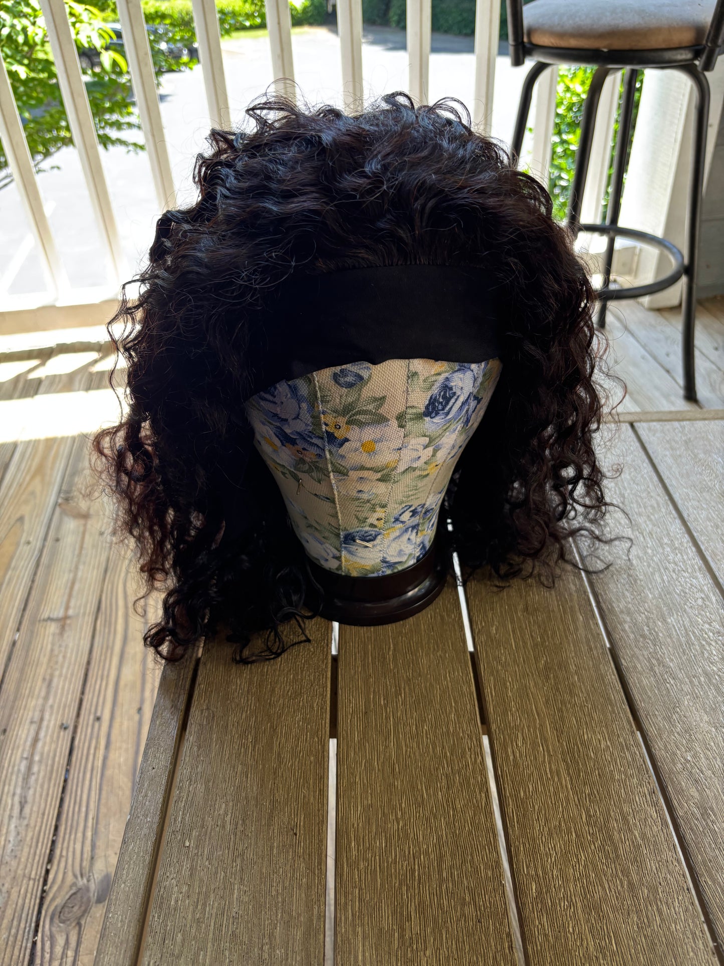 16” Deep Wave headband wig