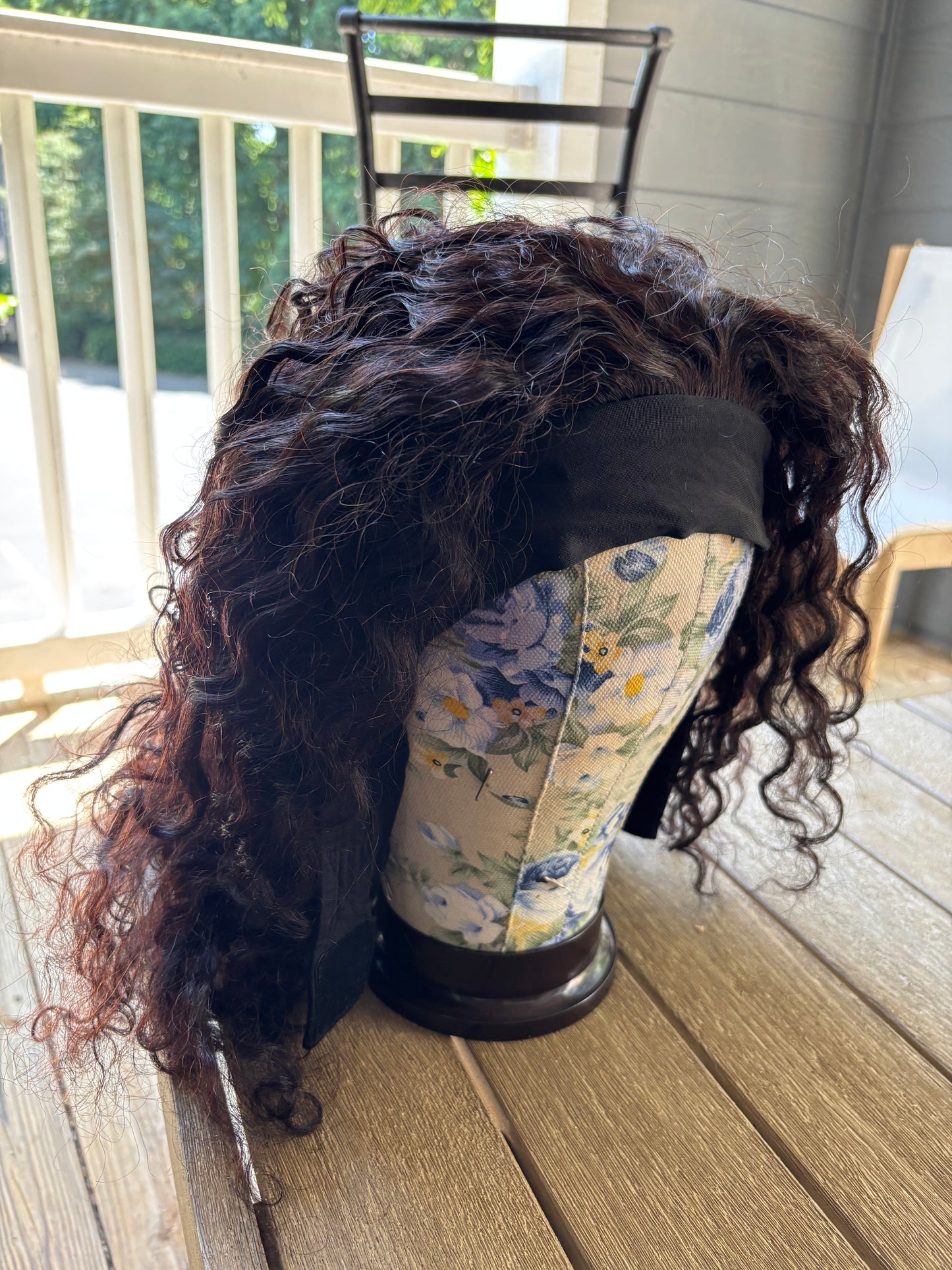 16” Deep Wave headband wig