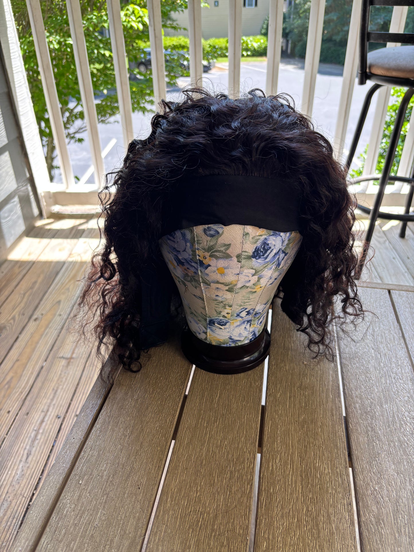 16” Deep Wave headband wig