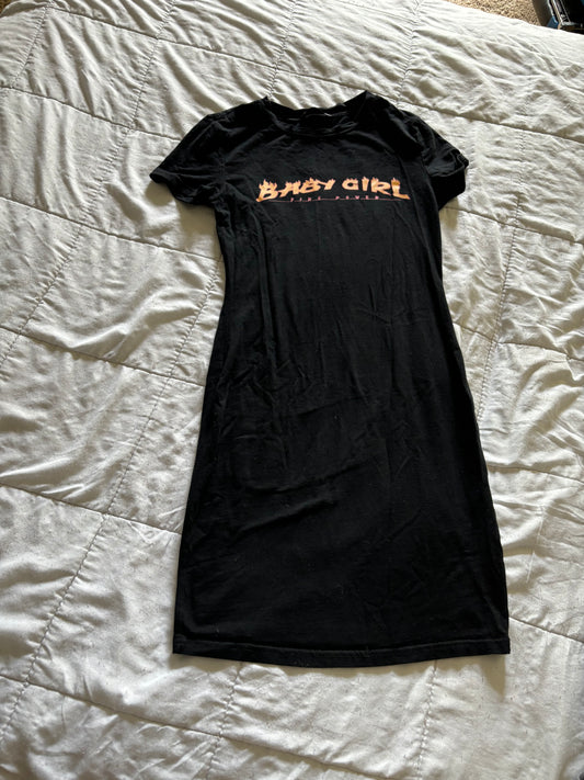 SHEIN Babygirl Black Bodycon Dress
