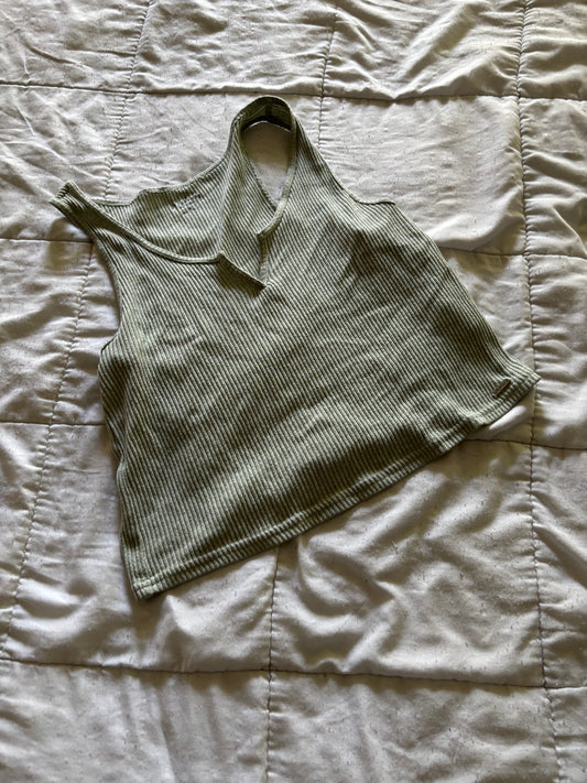 Lite Green Cropped Tank
