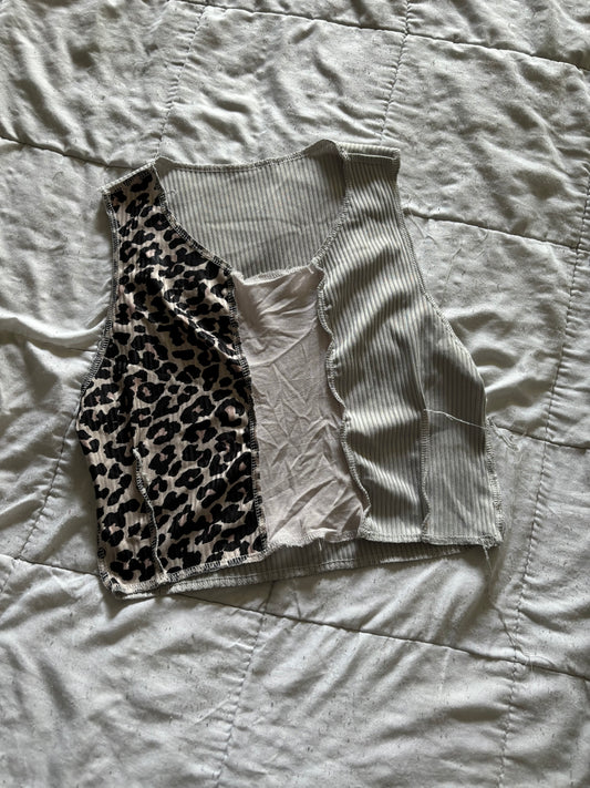 Animal Printed Tank Crop Top